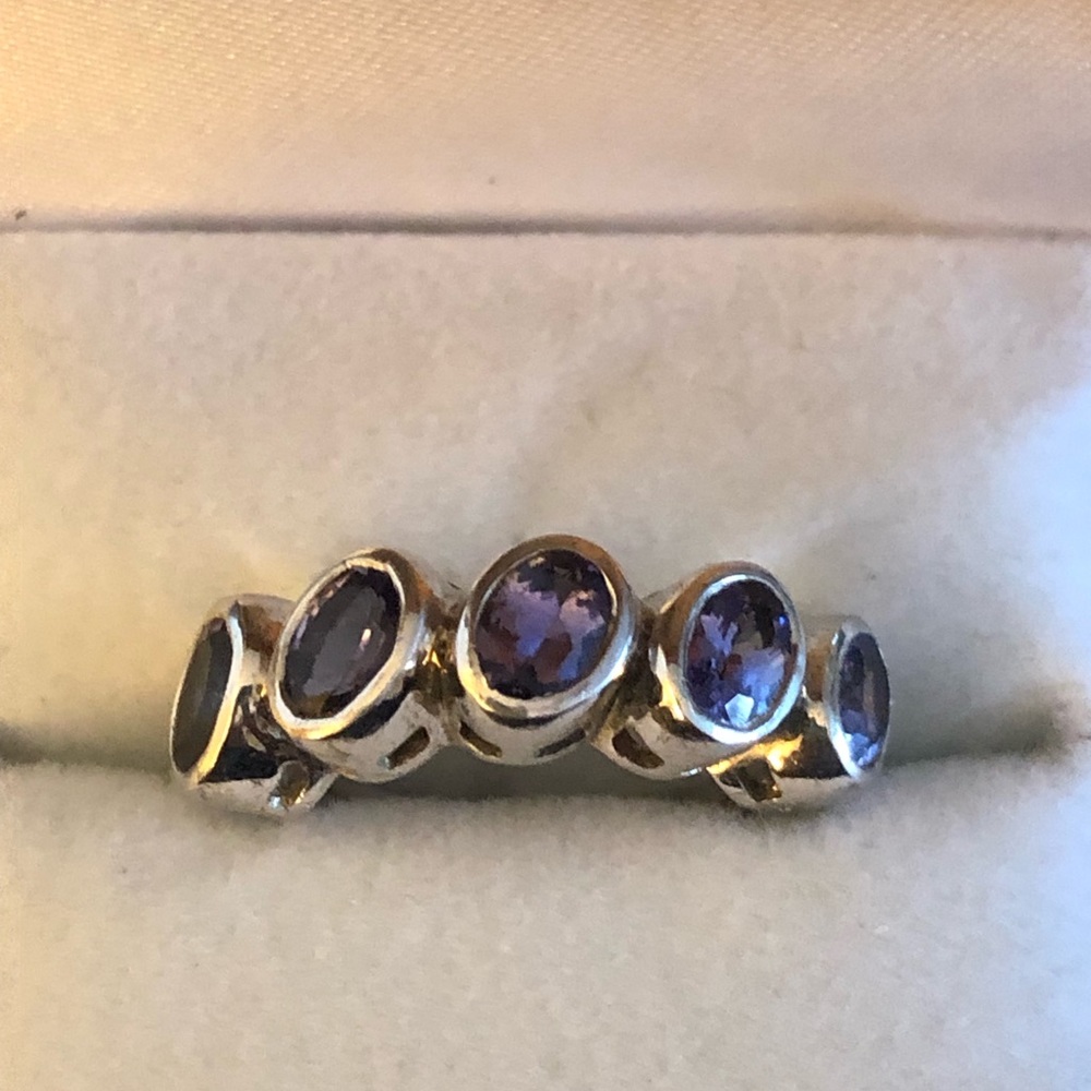 Sterling Silver Tanzanite Ring